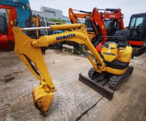 Chất lượng cao sử dụng KOMATSU pc10mr Mini Máy xúc 1ton 1.6L chuyển trang trại sử dụng Crawler di chuyển loại mini Digger bán giá rẻ - Product Image 4