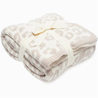 Couverture Jette Couvertures d'hiver Couverture en polyester blanc