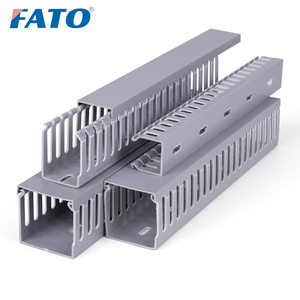FATO PXC配線ダクト スロットタイプ 難燃性プラスチックケーブルトラッキング 2メートル 25/40/60/80 工業用電気キャビネット用 - Product Image 3