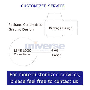 Freeform progresif Universe SHMC bentuk bebas WideView potongan biru Lunette progresif Lentes Fotocromaticos - Product Image 5