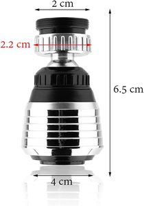 Robinet de cuisine moderne et classique à montage sur plan, avec aérateur pivotant à 360° pour économie d'eau, filtre à eau intégré et extension de bec – Nouveauté ! - Product Image 2