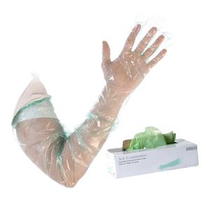 95cm Gants vétérinaire à manches longues, Gants d'obturation vétérinaire Gants de velours Par <span class=keywords><strong>100</strong></span> - Product Image 2
