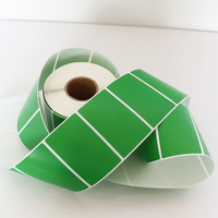 Rouleaux d'autocollants d'étiquettes d'expédition thermique couleur personnalisée pour imprimante thermique jaune rose vert bleu