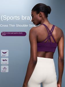 Sujetador Deportivo Clásico de Alta Intensidad, Transpirable y Absorbente de Sudor, Talla Grande, Ligero, para Yoga y Fitness - Product Image 5