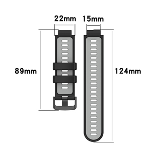 <span class=keywords><strong>Correas</strong></span> de Repuesto Deportivas de Silicona y Caucho <span class=keywords><strong>para</strong></span> <span class=keywords><strong>Reloj</strong></span> <span class=keywords><strong>Garmin</strong></span> Forerunner 220 230 <span class=keywords><strong>235</strong></span> 620, Venta Directa de Fábrica BEEFLYPOWER - Product Image 3
