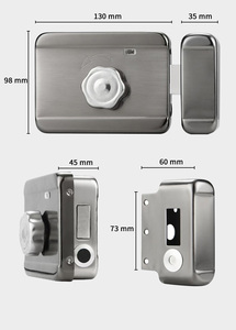 Serratura Digitale Elettronica Avanzata con Impronta Digitale e <span class=keywords><strong>Password</strong></span> per Porte in Legno, Camera da Letto, Appartamento - Maniglia Porta Migliorata con Codice - Product Image 6