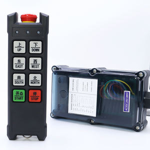 Factory Wholesale 6 Single Speed Buttons Plastic And Silicone Industrial Electric Hoist Radio Remote Control - Product Image 6