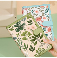 Cahier de planificateur en cuir A5 personnalisé professionnel 100 feuilles fermeture magnétique impression personnalisée fil de couverture en polyuréthane cadeau de couture