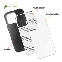 Coque de téléphone Prosub personnalisée en TPU 2D par sublimation pour iPhone 16 17 Series, protection antichoc, modèles compatibles : 13 Pro Max, 14 Pro