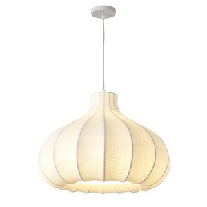 Lámpara de araña de seda con forma de cebolla E27 de una sola cabeza 40cm 50cm 60cm para dormitorio, estudio, sala de estar, hotel - Product Image 4