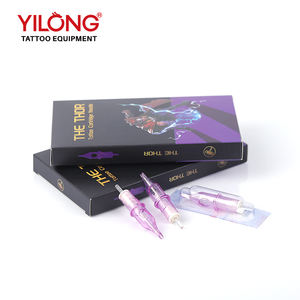 スポット卸売 カートリッジニードル 標準品質 10本入り プロフェッショナル カートリッジ タトゥーニードル パープル 人気のタトゥーセット - Product Image 6