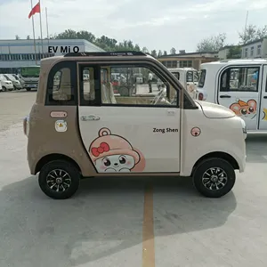 Vehículo Eléctrico de <span class=keywords><strong>Cuatro</strong></span> Ruedas para Exportación, Motor de 1 kW, Uso Doméstico, Apto para Desplazamientos, Puertas Dobles, <span class=keywords><strong>Cuatro</strong></span> Asientos, Aire Acondicionado, Techo Solar, Ventilador - Product Image 2