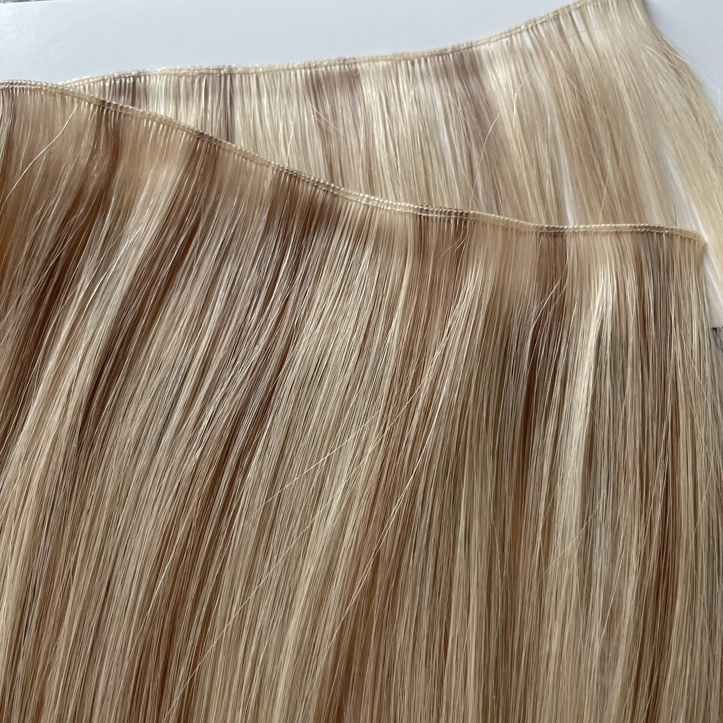 New Tinner Schuss Genius Schüsse Berühmte Salon Supply Double Drawn Nagel haut ausgerichtet Haar verlängerung Haar verlängerungen Russisches menschliches Haar