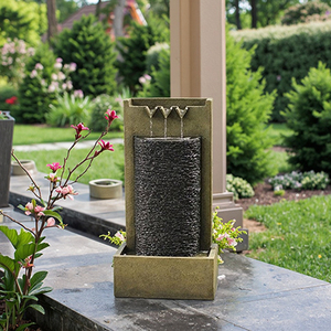 <span class=keywords><strong>Fontaine</strong></span> d'eau murale en pierre pour intérieur et extérieur - Product Image 3
