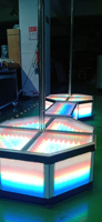 Taille personnalisée RVB haute luminosité LED pôle piste de danse équipement d'éclairage de scène pour Bar boîte de nuit