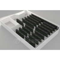 Étagères de supermarché en métal de rayonnage de gondole en acier laminée à froid résistante de supermarché, étagères pour des supermarchés