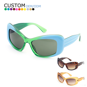 Nouvelles lunettes de soleil de créateur, style sport, tendance Y2K, avec logo personnalisé - Product Image 1