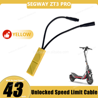 MODTEK 43KM/H ZT3 PRO Modulo di Sblocco Velocità con Chip di Regolazione Rapida, Avvio a Zero Velocità, 3 Modalità di Guida per Ricambi Scooter Ninebot Segway ZT3