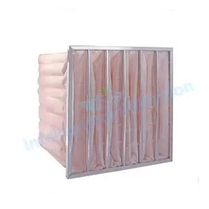 6 Pockets Electrostatic Nonwoven Pocket Filter Nonwoven Material of Bag Pre-air filter