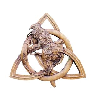 Dioses paganos nórdicos tallados WJB38 runa nórdica decoración colgante <span class=keywords><strong>de</strong></span> pared decoración del hogar puerta adornos <span class=keywords><strong>de</strong></span> resina - Product Image 5