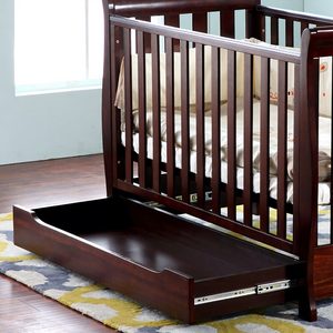 Cuna Moderna Ajustable de Madera Maciza para Recién Nacidos, Cuna Multifuncional con Diseño de Roble Blanco para Dormitorio y Uso Hospitalario - Product Image 4