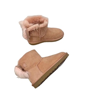 RTS Vente de gros Pantoufles d'intérieur en fourrure de <span class=keywords><strong>renard</strong></span> Pantoufles en <span class=keywords><strong>cuir</strong></span> et fourrure <span class=keywords><strong>souple</strong></span> pour dames en 2024 - Product Image 5