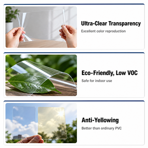 Rouleau <span class=keywords><strong>de</strong></span> film <span class=keywords><strong>de</strong></span> plastification à froid ultra transparent 30 microns, écologique, personnalisable OEM, vente en gros en vrac pour l'impression <span class=keywords><strong>de</strong></span> photos, d'affiches et la fabrication <span class=keywords><strong>de</strong></span> signalétique - Product Image 3