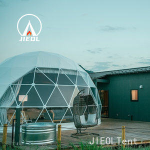 โดมกันสาดเป่าลมสำหรับห้องโรงแรมเต็นท์ซีกโลกพร้อมห้องน้ำสำหรับร้านอาหารของโรงแรม - Product Image 1