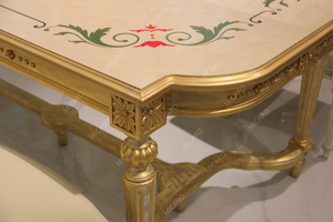 <span class=keywords><strong>Chaise</strong></span> de <span class=keywords><strong>salle</strong></span> à <span class=keywords><strong>manger</strong></span> en bois massif, ensemble de <span class=keywords><strong>6</strong></span> places, en tissu italien classique français, haute qualité - Product Image 6