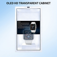 Vitrine holographique 3D intelligente avec hub multimédia interactif et haute luminosité pour les présentations haut de gamme aux salons automobiles