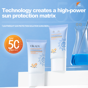 <span class=keywords><strong>Crema</strong></span> <span class=keywords><strong>Solare</strong></span> Biologica SPF50 Protegge dai Raggi UV Previene i Danni Solari Migliora la Barriera Cutanea Leggera e <span class=keywords><strong>Protettiva</strong></span> - Product Image 4