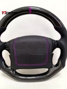 YTcarbon pour 90-93 Covrette <span class=keywords><strong>C4</strong></span> Racing Style volant en Fiber de carbone véritable personnalisé - Product Image 2