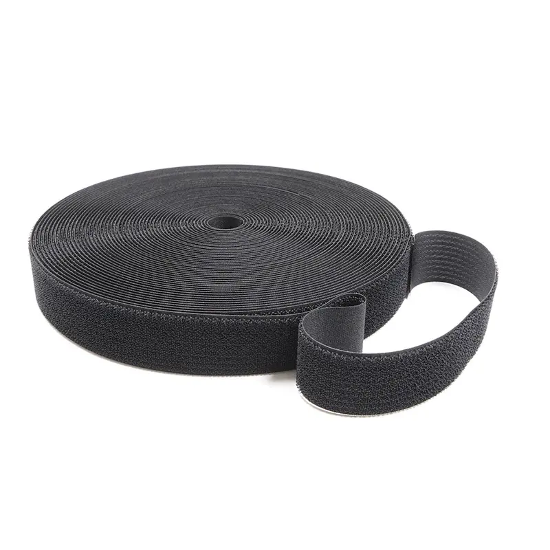 Factory Price Custom Different Size Polyester Self Adhesive Hook And Loop Tape Velcroes Fastener Tape