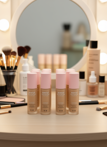 Fondotinta liquido tonalità media per tutti i tipi di pelle, per il trucco del viso delle donne - Product Image 2