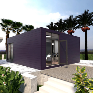 Prefab 39sqm คลาสสิกแบบฝาพับสำหรับวิลล่า2ห้องนอนบ้านอัจฉริยะ, บ้านสำเร็จรูปแบบแยกส่วนขยายได้ป้องกันพายุเฮอริเคน - Product Image 3