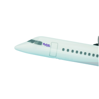 Modèle d'avion en résine personnalisé Flybe Dash 8-400 (Q400) pour la décoration de bureau, modèle réduit 1/200