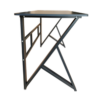 Bureau de jeu convertible en métal avec crochet pour écouteurs, bureau PC ergonomique, table de gamer RGB pour l'e-sport