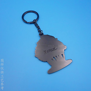 <b>Custom</b> Metal Keychain Zinc Alloy Irregular Shape Enamel Painting <b>Key</b> <b>Ring</b> Accessory - Product Image 3
