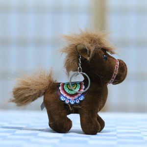Edición limitada Año Nuevo Caballo pequeño juguete de peluche 12cm llavero juguetes de peluche bolsa colgante Animal de peluche juguetes de peluche regalos de animales - Product Image 3