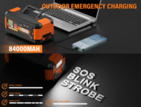 Démarreur de batterie de voiture 10080A Peak 84000mAh 1440CCA 12V/24V pour moto, grands moteurs diesel 16L, camions miniers et camions-bennes
