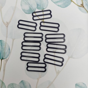 Anneaux et curseurs en alliage métallique pour ajustement de soutien-gorge, avec logo personnalisé, 8 anneaux, accessoires de lingerie de haute qualité, différentes tailles et couleurs - Product Image 2