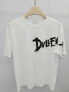 Người Đàn Ông Của Tùy Chỉnh Quá Khổ Crew Cổ Nặng Trọng Lượng NFC Quét Tương Thích Đường Phố Mặc Cotton T-Shirt Địa Ngục Sao Màn Hình In Dệt Kim - Product Image 3