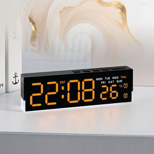 นาฬิกาปลุกดิจิตอล จอแสดงผล LED LUMINOVA ไฟกลางคืนแบบ Ambient ฟังก์ชั่นเลื่อนปลุก ดีไซน์ทรงสี่เหลี่ยม วัสดุ ABS ใช้งานแบบเสียบปลั๊ก ทันสมัย - Product Image 5