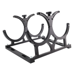 Nitrogen Accelerator Bottle Dual <b>Stand</b> 7 Inch Aluminum Alloy Black For <b>Car</b> Racing Tires - Product Image 3