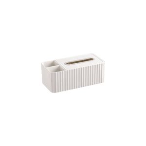 FaSoLa Desktop Tissue Box <b>White</b> Multipurpose Organizer for Home Living <b>Room</b> <b>Dining</b> <b>Room</b> Coffee <b>Table</b> Simple Multifunctional - Product Image 1