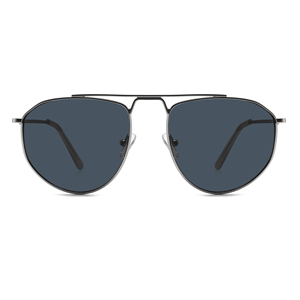 Venta al por mayor de gafas de sol cuadradas de metal unisex nueva lente de gradiente gafas de piloto para hombres mujeres oro marrón único gafas de sol de moda - Product Image 6
