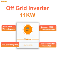 Système solaire hybride tout-en-un Sunroko 3000W 5Kw 6Kw 8000W 10Kw, système d'énergie solaire hors réseau pour la maison
