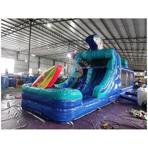 Parcours d'obstacles gonflable bleu commercial avec piscine <span class=keywords><strong>pour</strong></span> adultes et enfants – Prix usine - Product Image 5