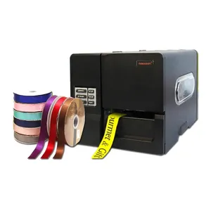 Digital ribbon printer,digital satin ribbon printing machine desktop high speed thermal hot stamping foil ribbon printer