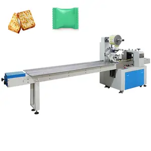 High Speed Full Automatic Pillow Packing Packaging Wrapping Machine candy pillow packing machine